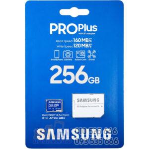 Samsung Memory microSDXC UHS-I Card, PRO Plus – 256GB