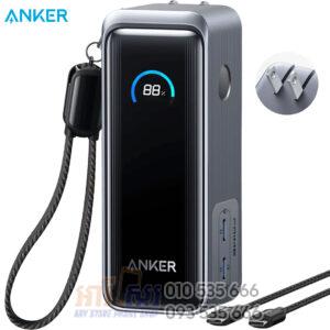 Anker Prime Power Bank (9.6K, 65W, Fusion) with USB-C to USB-C Cable